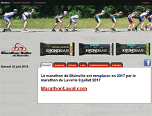 Tablet Screenshot of marathonblainville.com